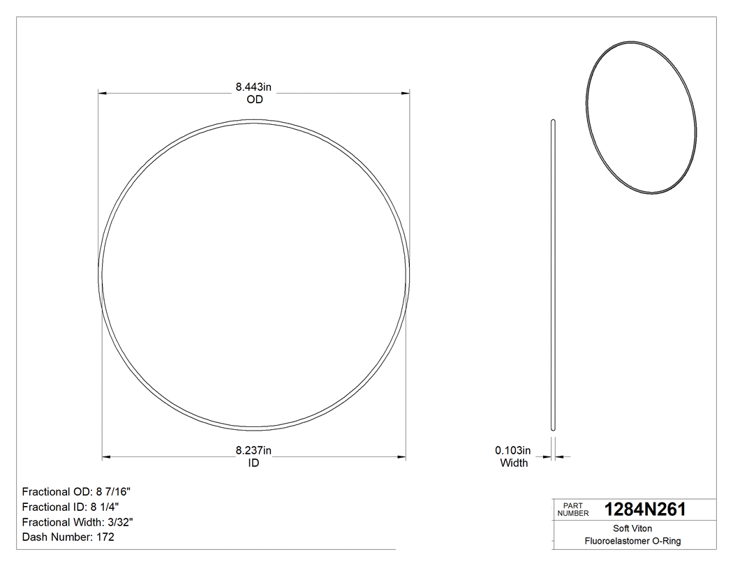 Technical drawing - 1284N261